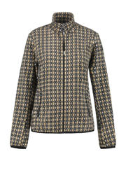 thumbnail: Beige dames Luhta vest Auttoinen met lange mouwen, opstaande kraag en ritssluiting