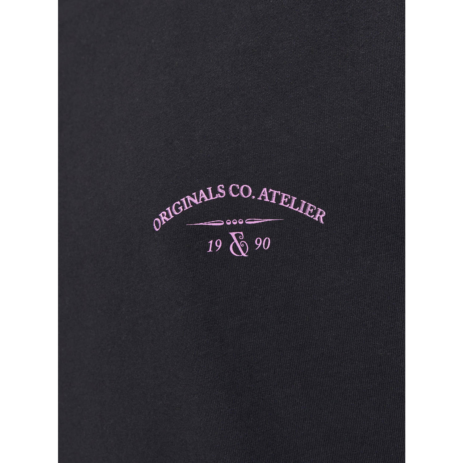 JACK & JONES ORIGINALS T-shirt JORSANTORINI met backprint black
