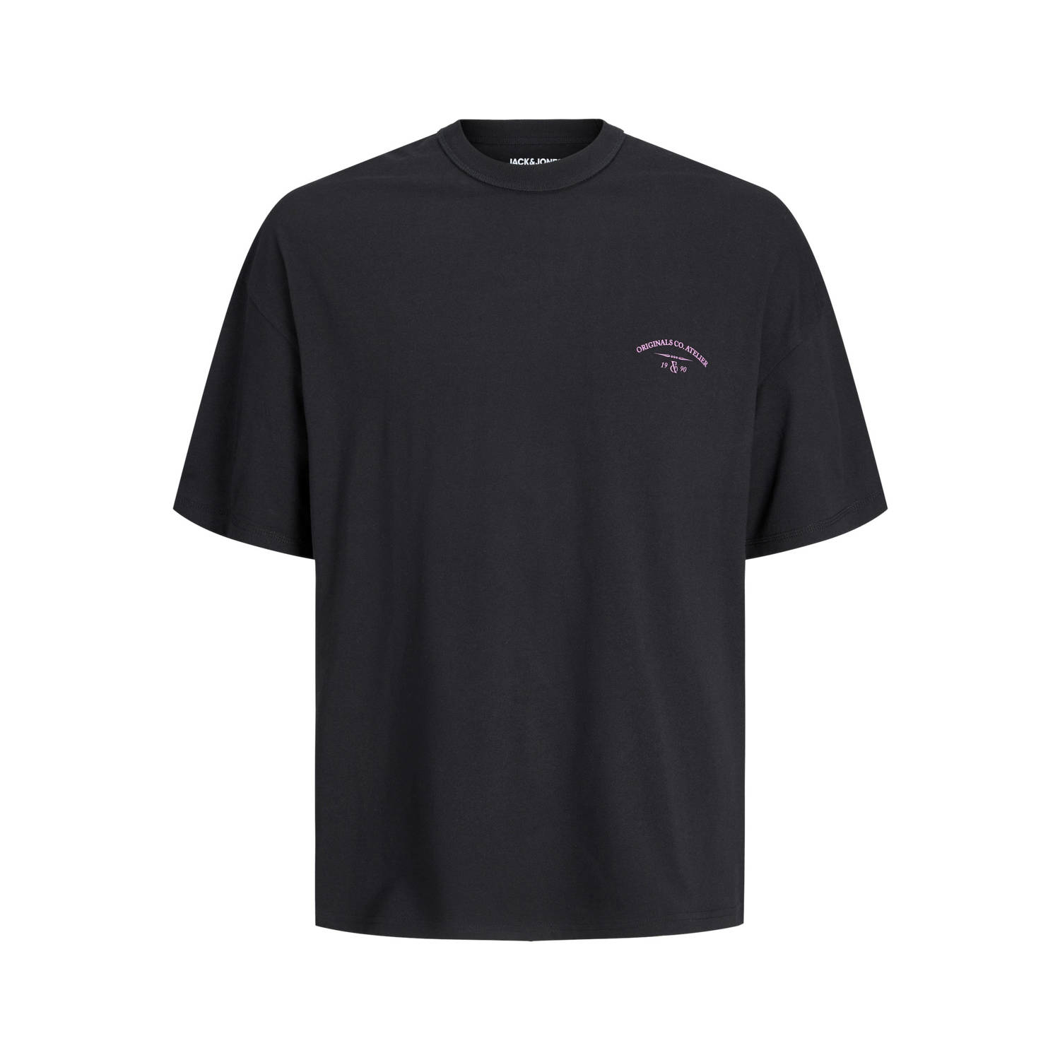 JACK & JONES ORIGINALS T-shirt JORSANTORINI met backprint black