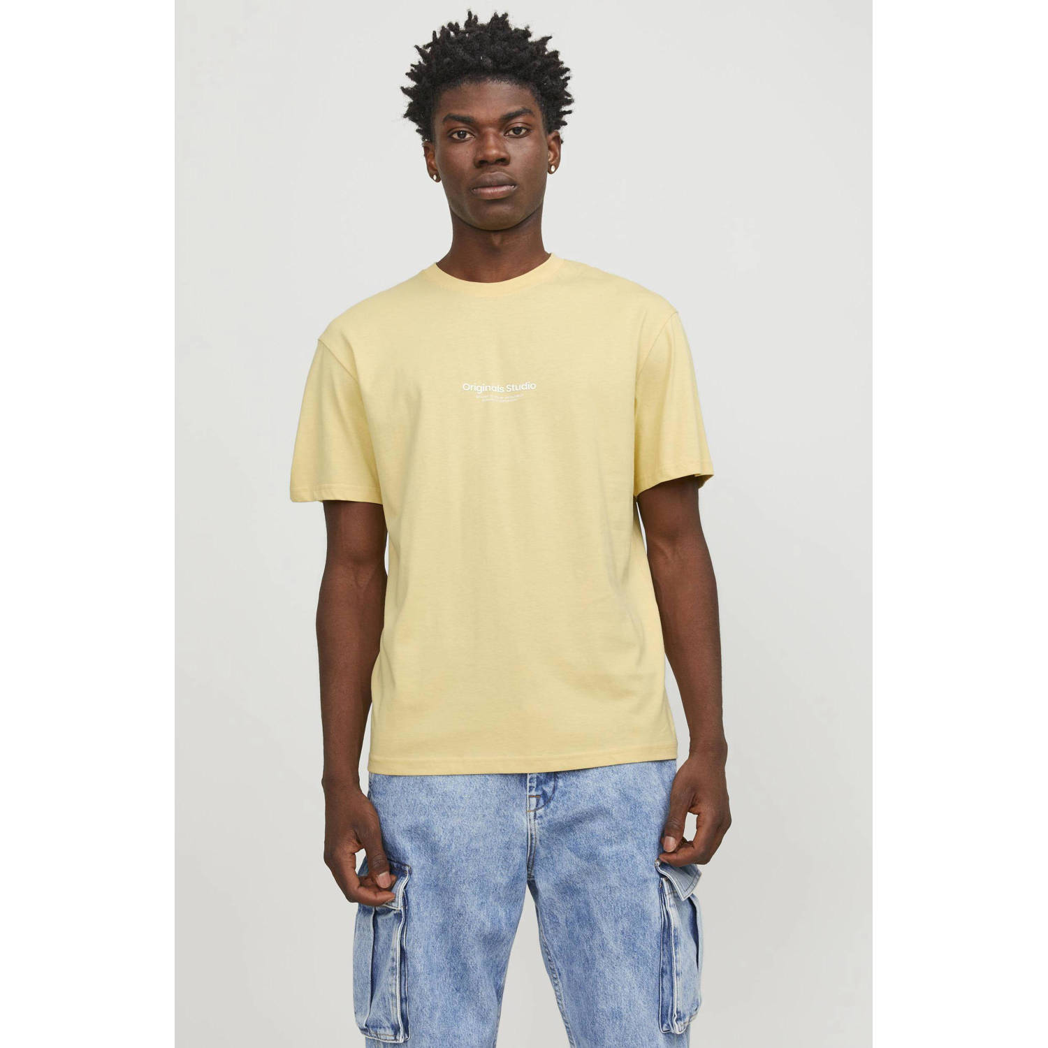 JACK & JONES ORIGINALS regular fit T-shirt JORVESTERBRO met printopdruk