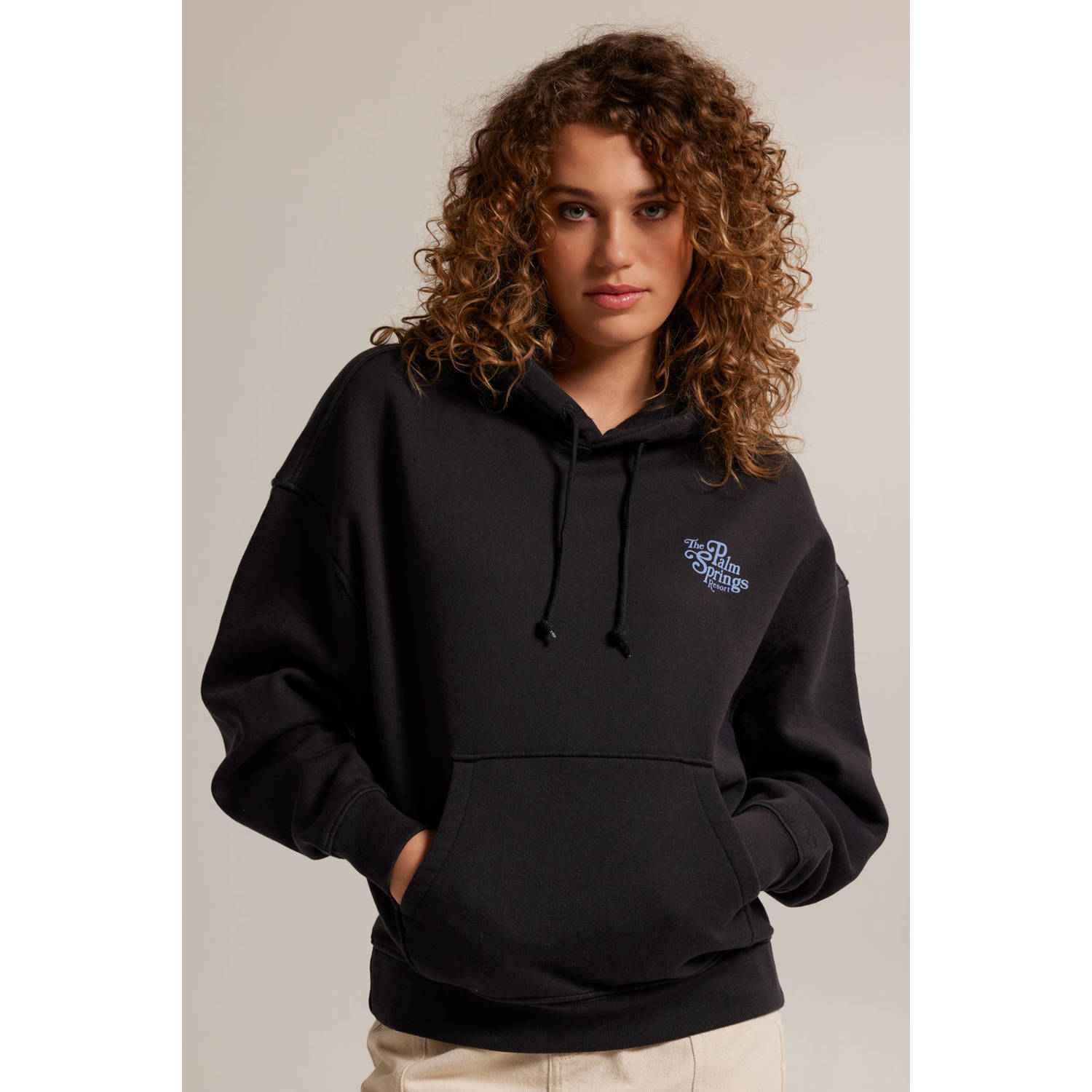 America Today hoodie zwart