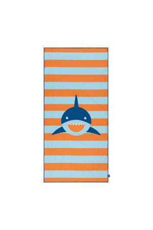 kinderstrandlaken (135x65 cm) Oranje/blauw