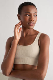 thumbnail: Aim'n level 2 rib sportbh Seamless beige