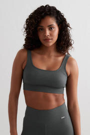 thumbnail: Aim'n level 2 rib sportbh Seamless grijsgroen
