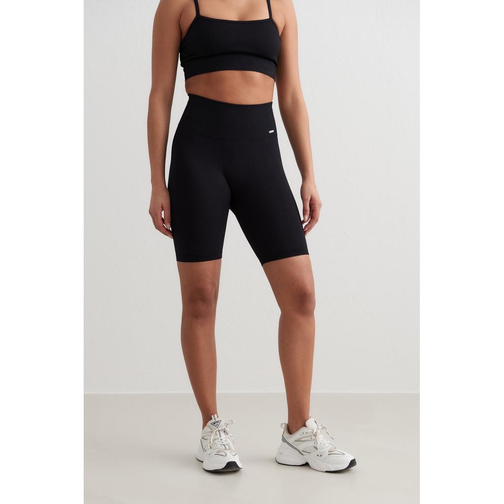 Aim'n rib sportshort Seamless zwart