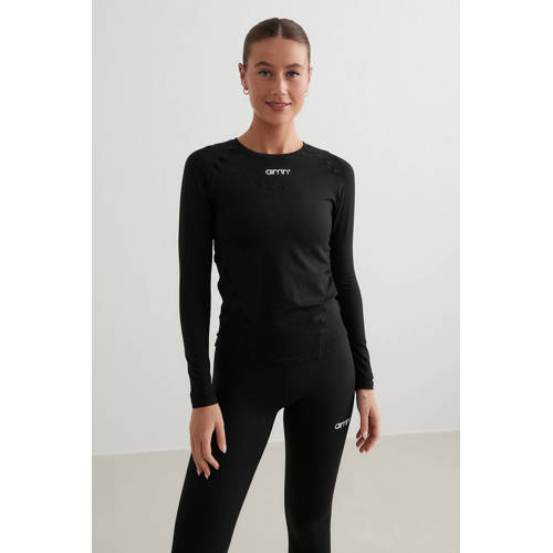 Aim'n sportshirt Soft Basic zwart afbeelding