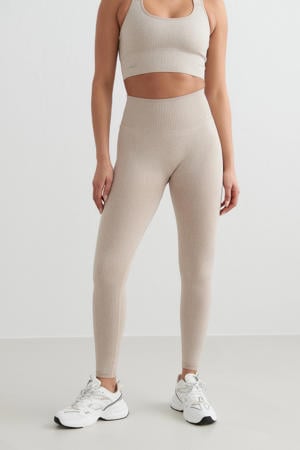 rib sportlegging Seamless beige