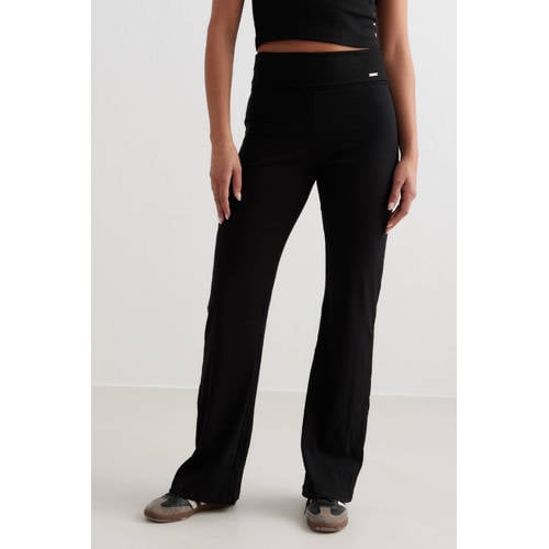 Aim'n rib flared legging Ease zwart afbeelding