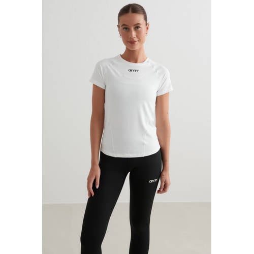 Aim'n sportshirt Soft Basic wit afbeelding
