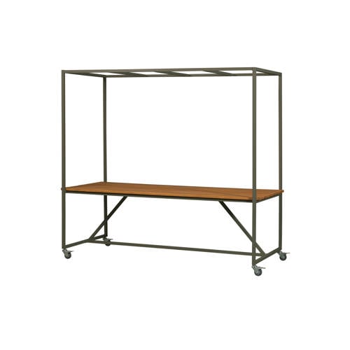 Wehkamp vtwonen tuintafel Blue Sky hout met decoframe aanbieding