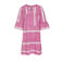 KIDS ONLY GIRL A-lijn jurk KOGALBERTE met all over print zoetroze/wit