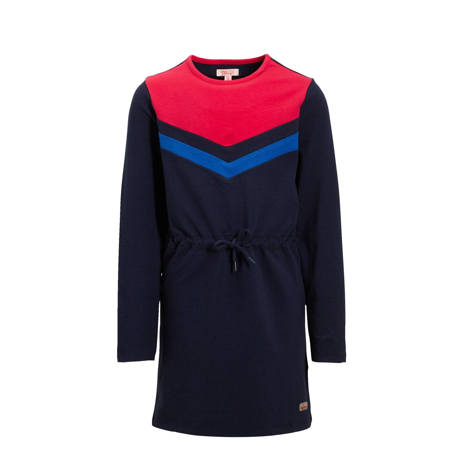 Orange Stars A-lijn jurk Rhodé colourblock blauw