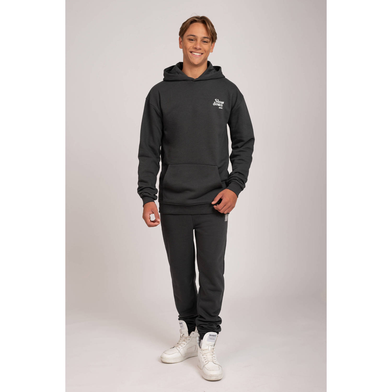 NIK&NIK joggingbroek Bruno zwart