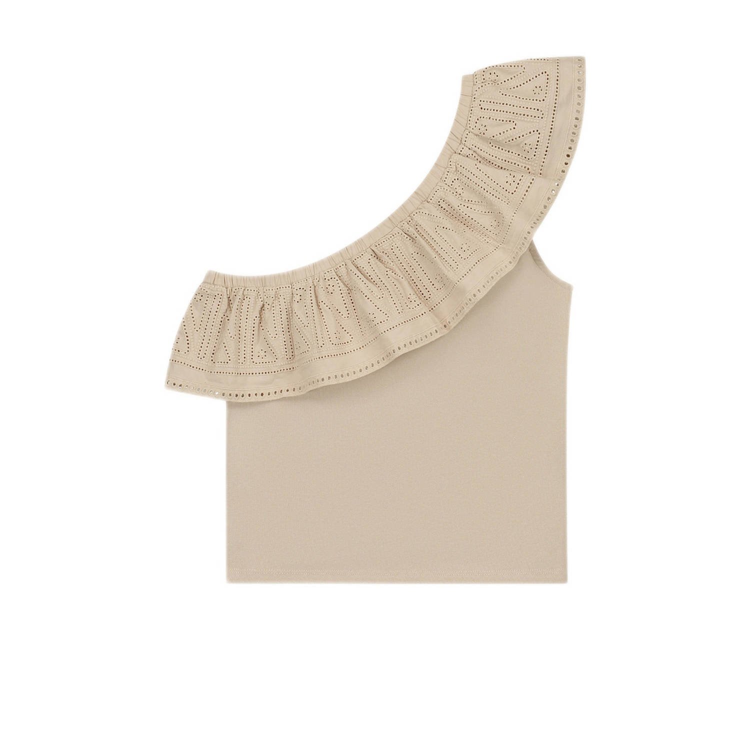 NIK&NIK one shoulder top Shanti beige