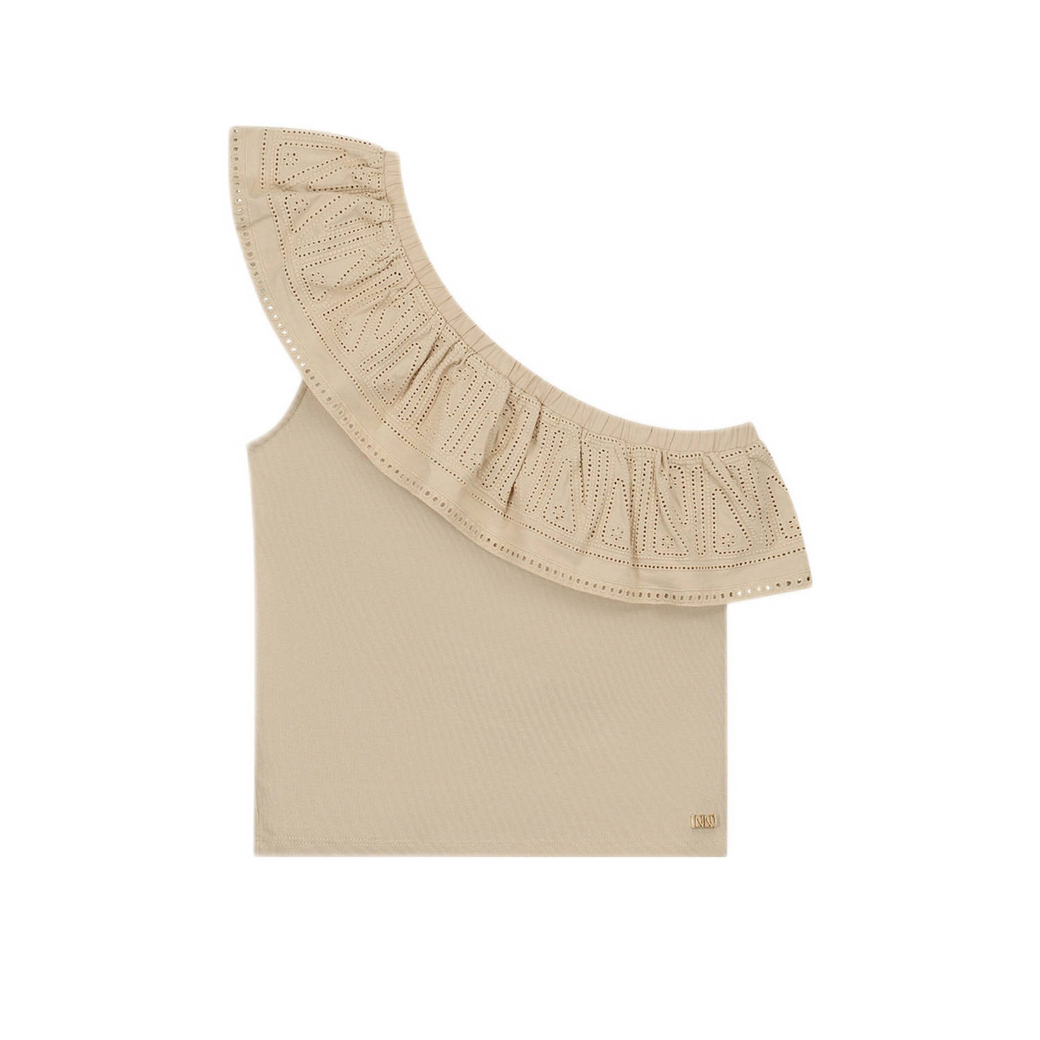 NIK&NIK one shoulder top Shanti beige