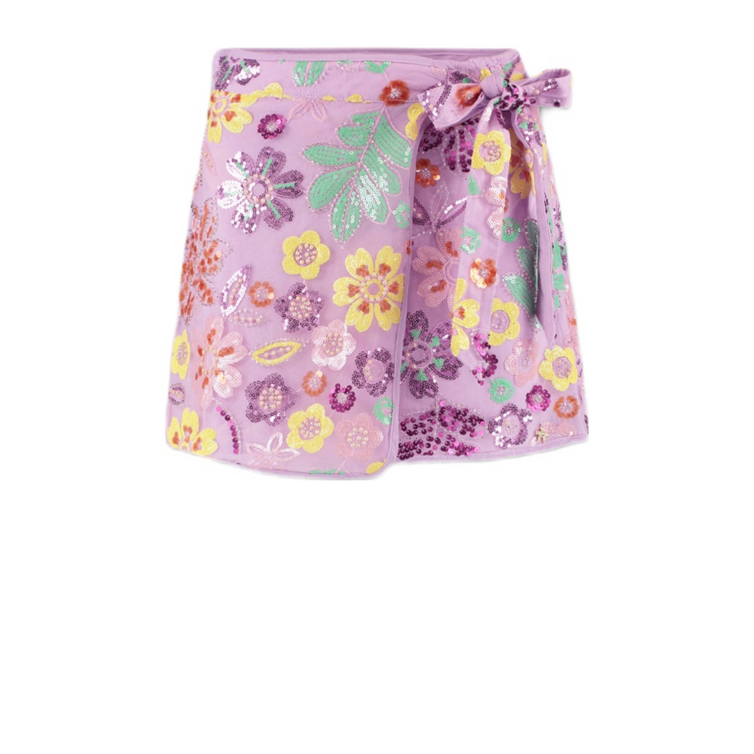 Harper & Yve Paarse Mini Rok Romy-SK Multicolor Dames