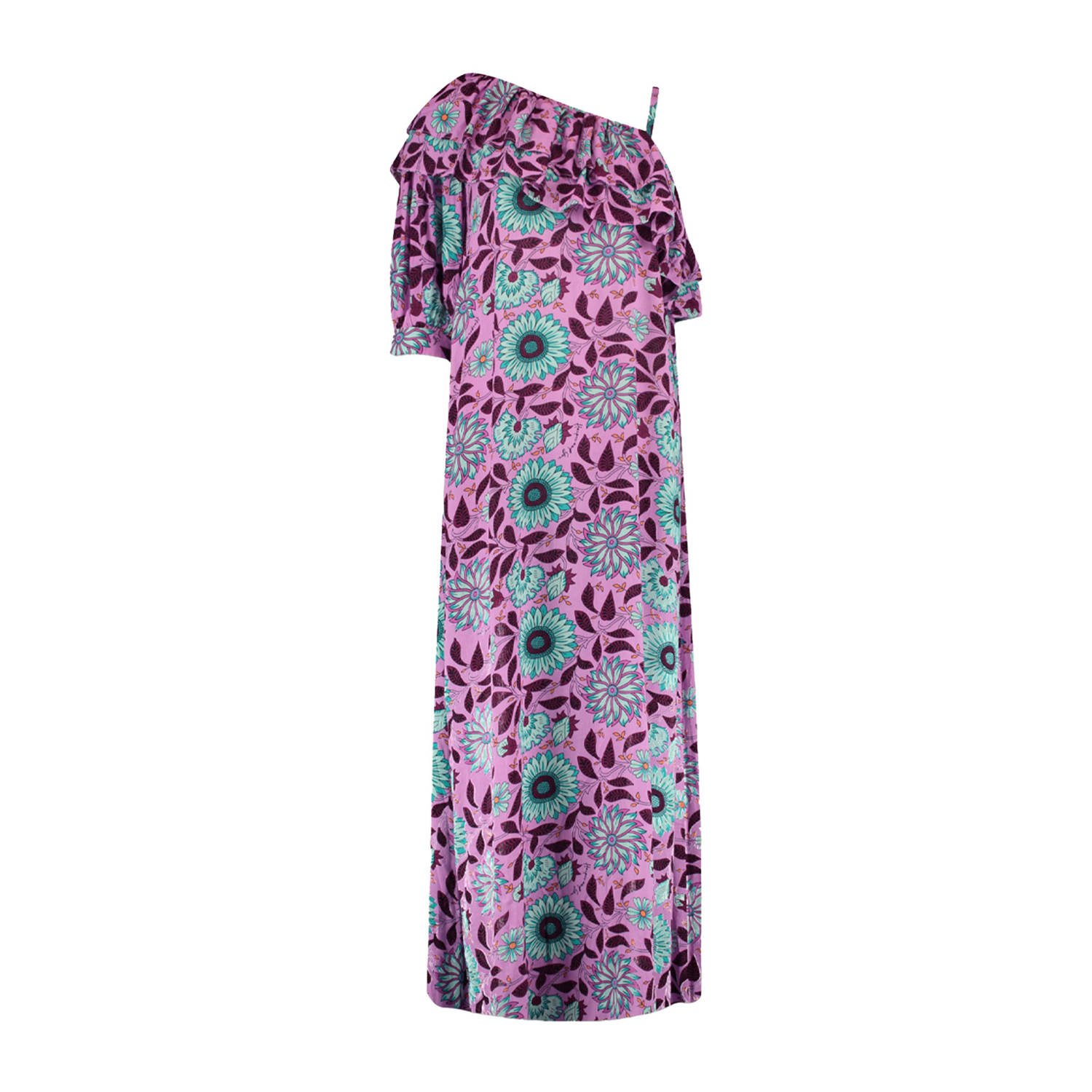 Harper & Yve Paarse Maxi Jurk Elle-Dr Long Multicolor Dames