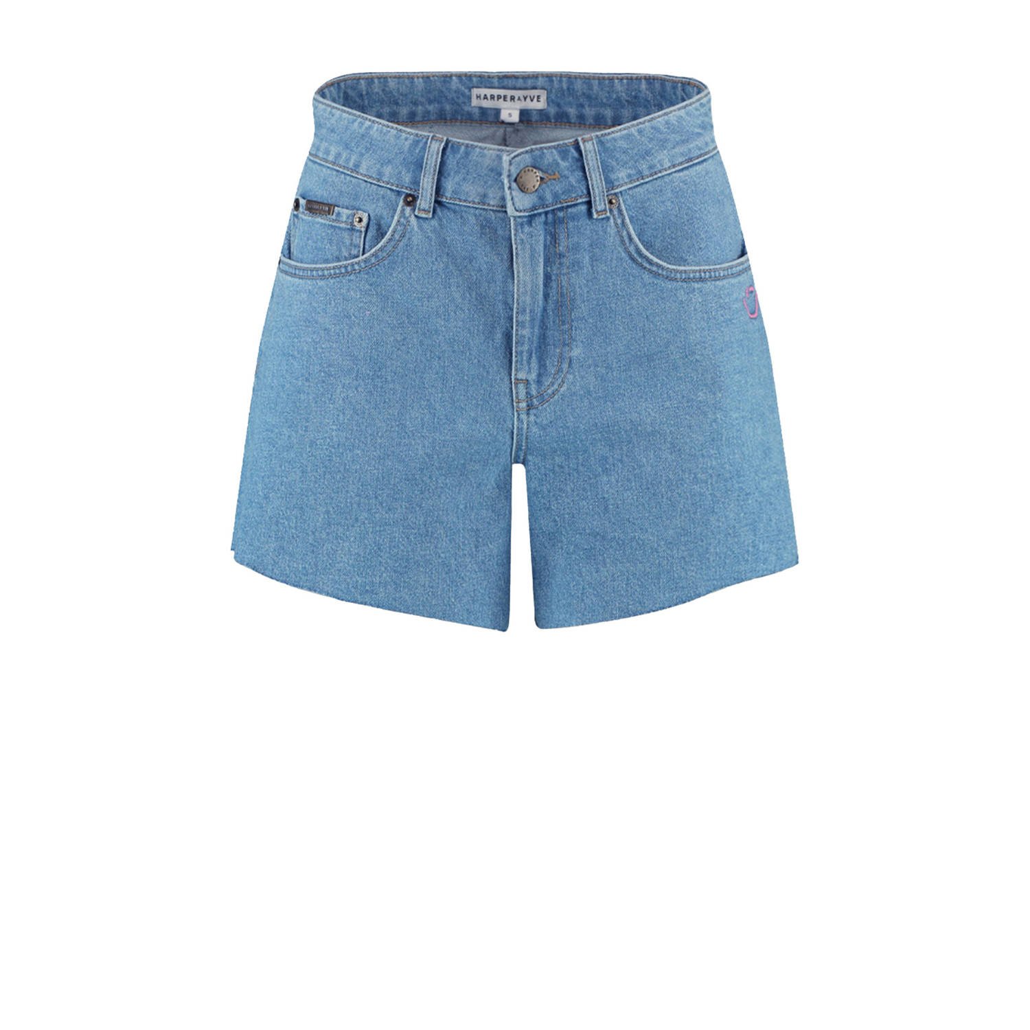 HARPER & YVE high waist short HARPER medium blue denim