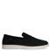 Manfield suède loafers zwart