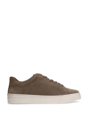  suède sneakers taupe