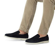thumbnail: Manfield suède loafers donkerblauw