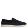 Manfield suède loafers donkerblauw