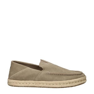 suède espadrilles taupe