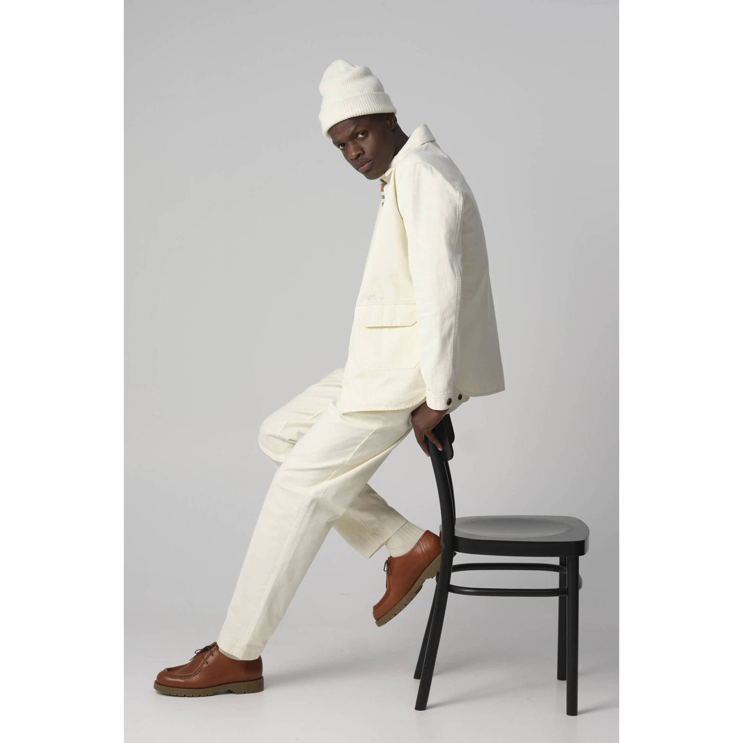 J.C. Rags regular fit overshirt RYLAND coconut milk