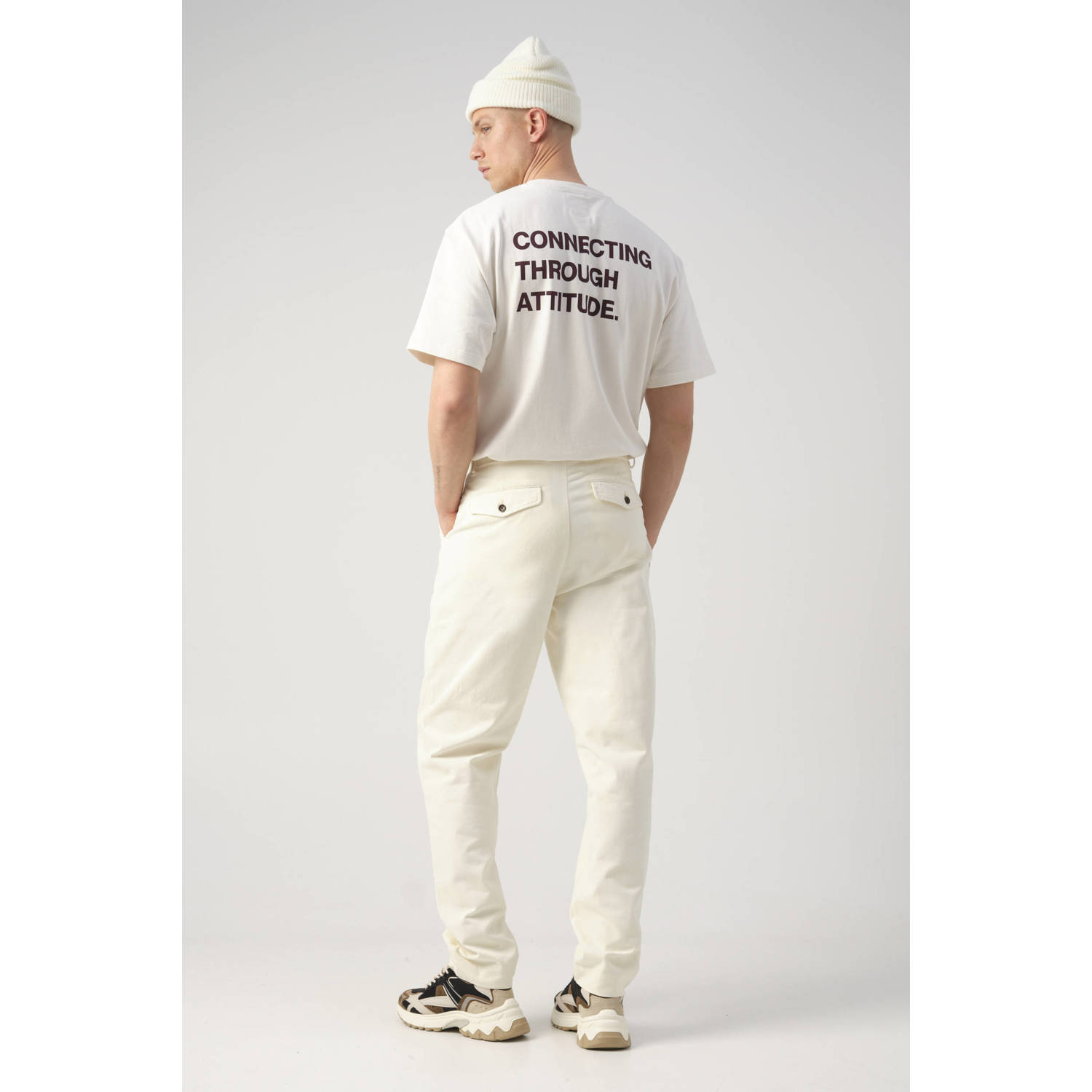 J.C. Rags regular fit chino RAHEEL coconut milk