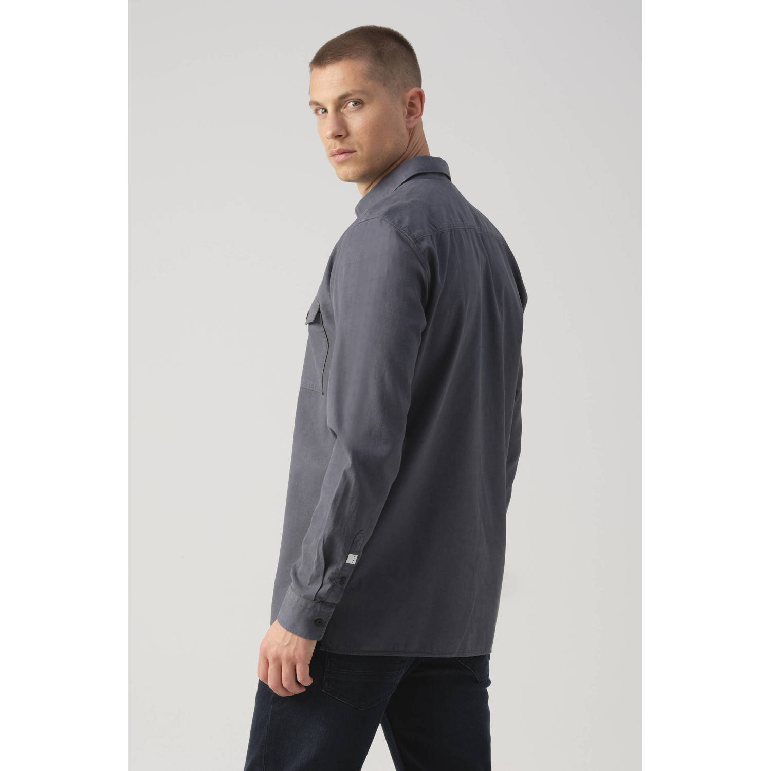 J.C. Rags regular fit overhemd RHILEY ombre blue