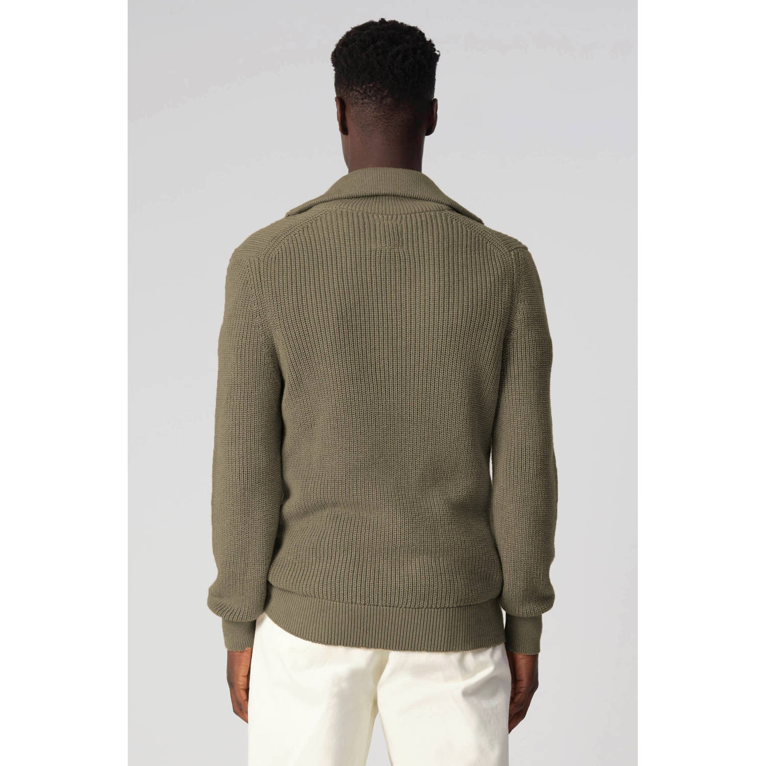 J.C. Rags gebreide trui Olive Night