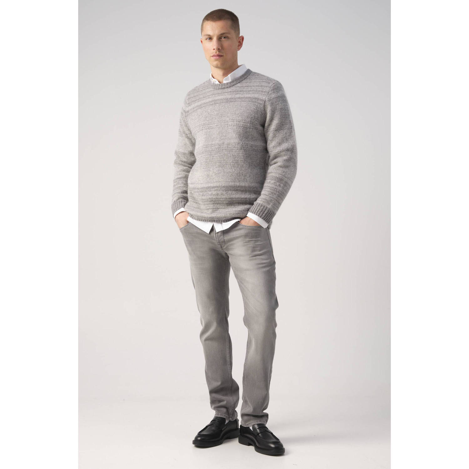 J.C. Rags tapered fit jeans JOAH medium grey