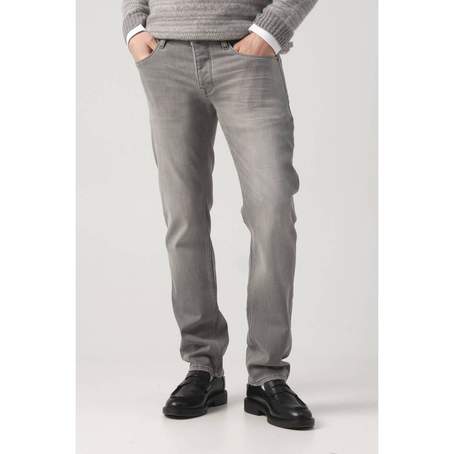 J.C. Rags tapered fit jeans JOAH mid grey