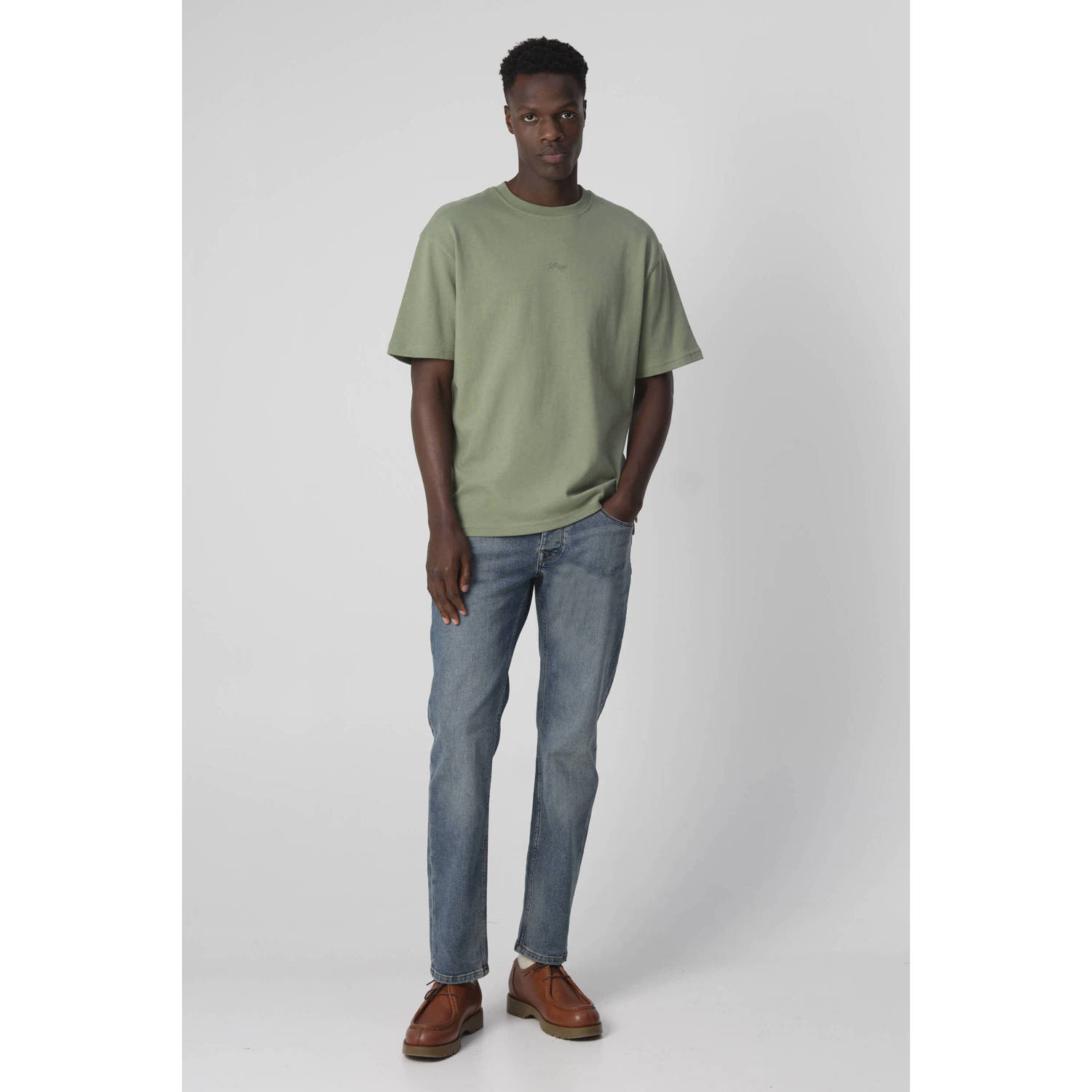 J.C. Rags tapered fit jeans JOAH dark blue worn