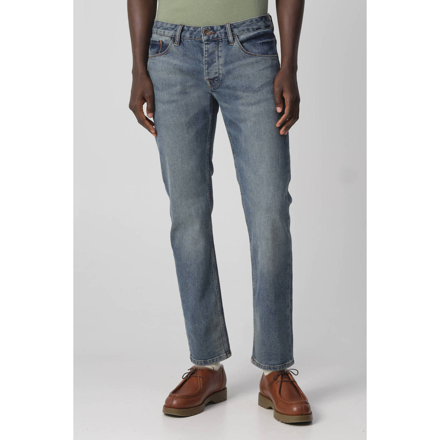 J.C. Rags tapered fit jeans JOAH dark blue worn