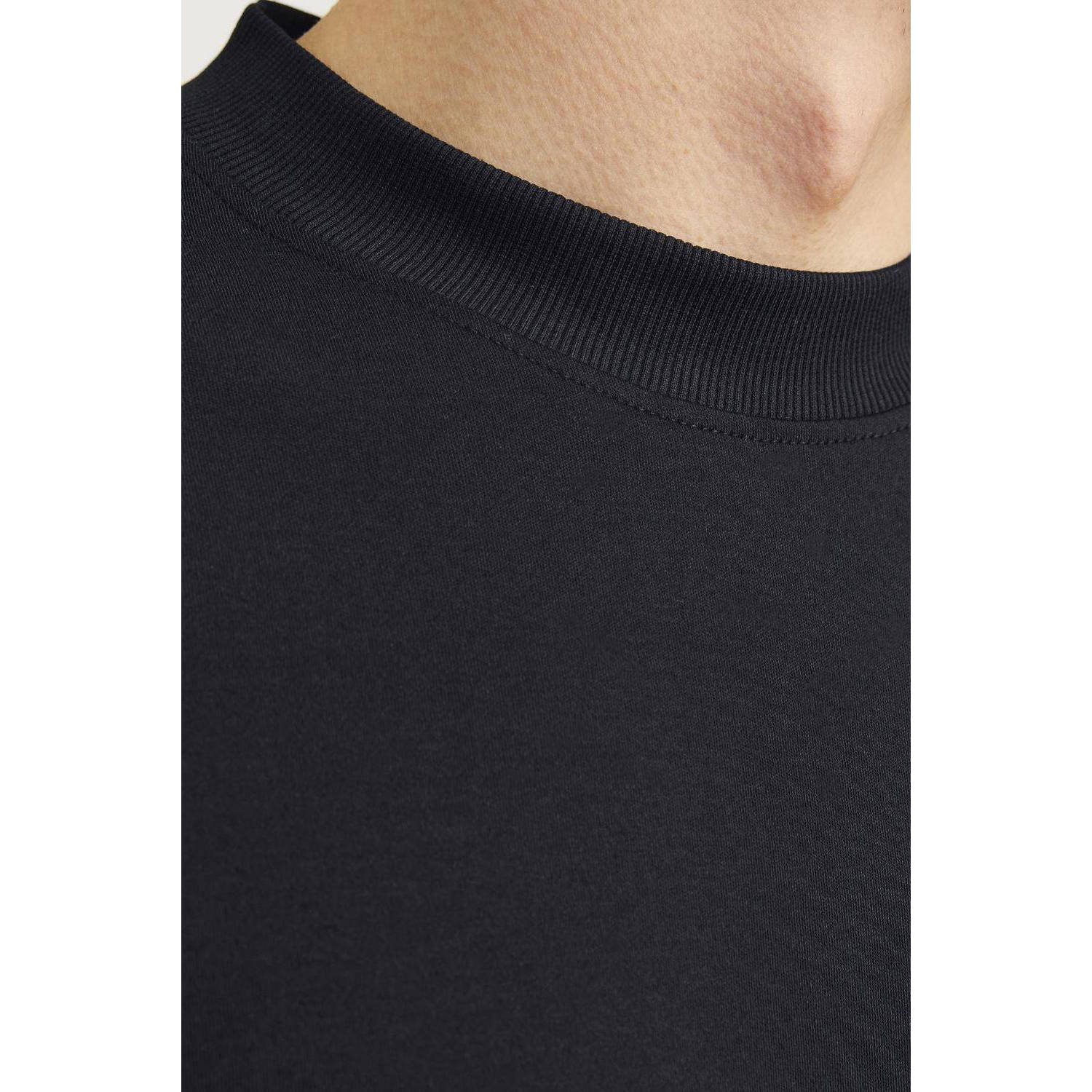 JACK & JONES PREMIUM T-shirt met printopdruk JPRBLACHAD zwart