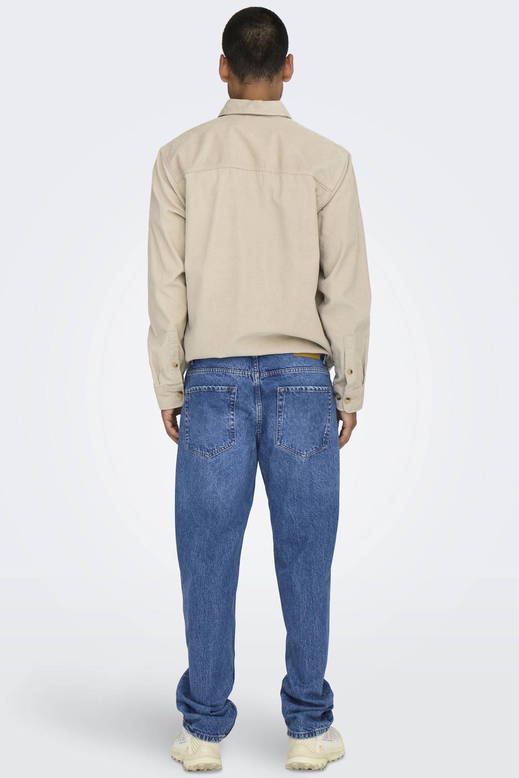 ONLY & SONS straight leg jeans ONSEDGE special bright blue denim