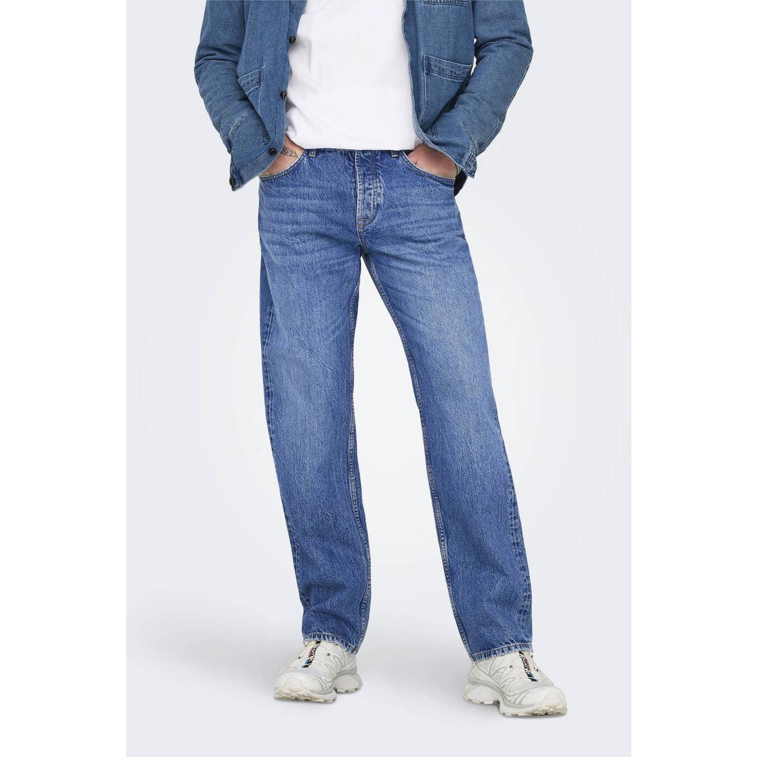 ONLY & SONS Regular fit jeans ONSEDGE STRAIGHT BROMO 0017 DOT DNM NOOS