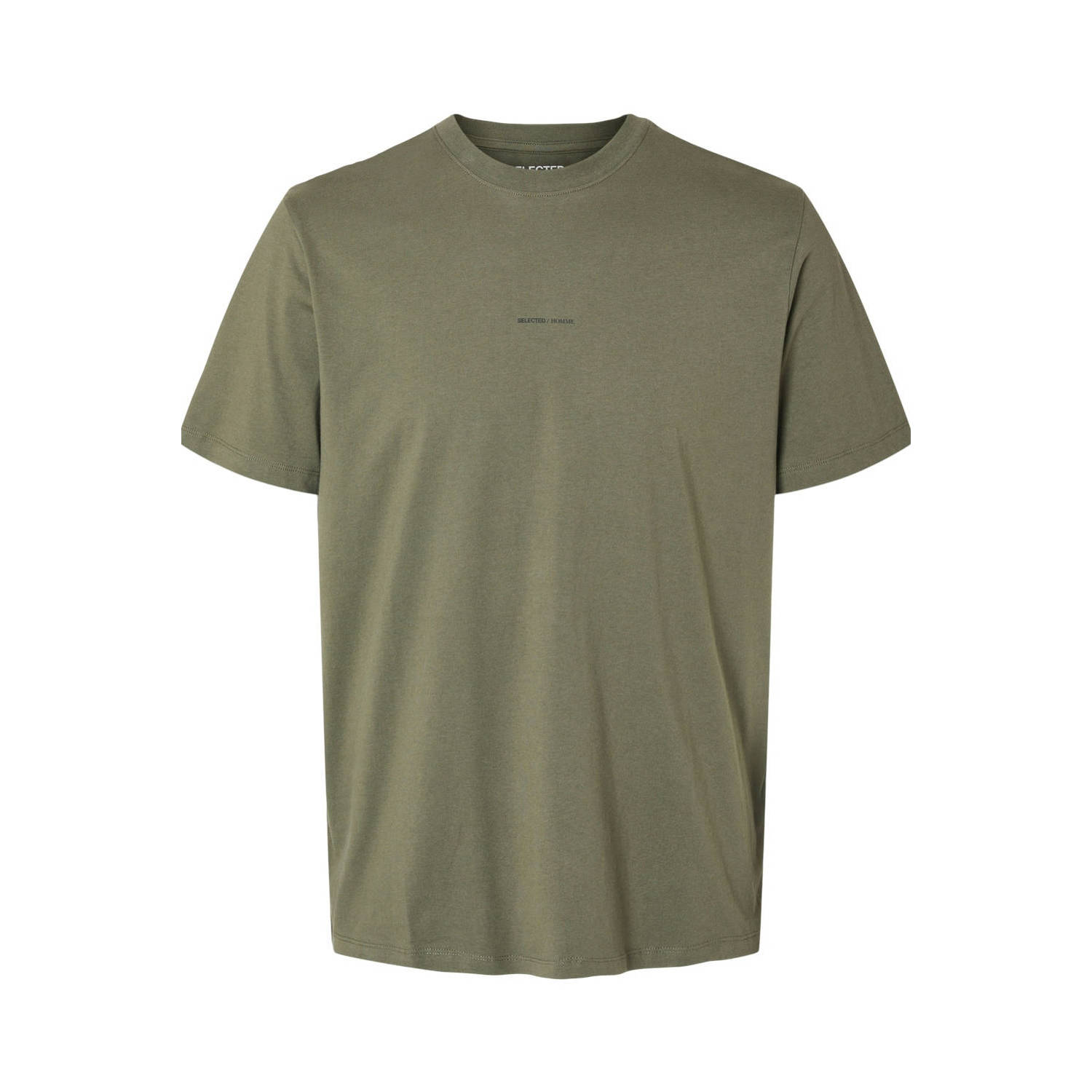 SELECTED HOMME T-shirt SLHASPEN met printopdruk