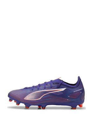 Ultra 5 Match senior voetbalschoenen kobaltblau/wit/koraalrood