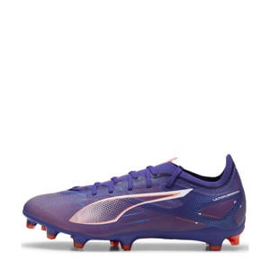 Ultra 5 Match senior voetbalschoenen kobaltblau/wit/koraalrood
