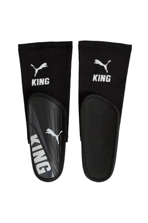 Junior scheenbeschermers King Sleeve zwart/wit