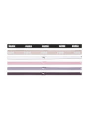 thumbnail: Puma   haarbandjes - set van 6 zwart/lila/lichtroze/aubergine