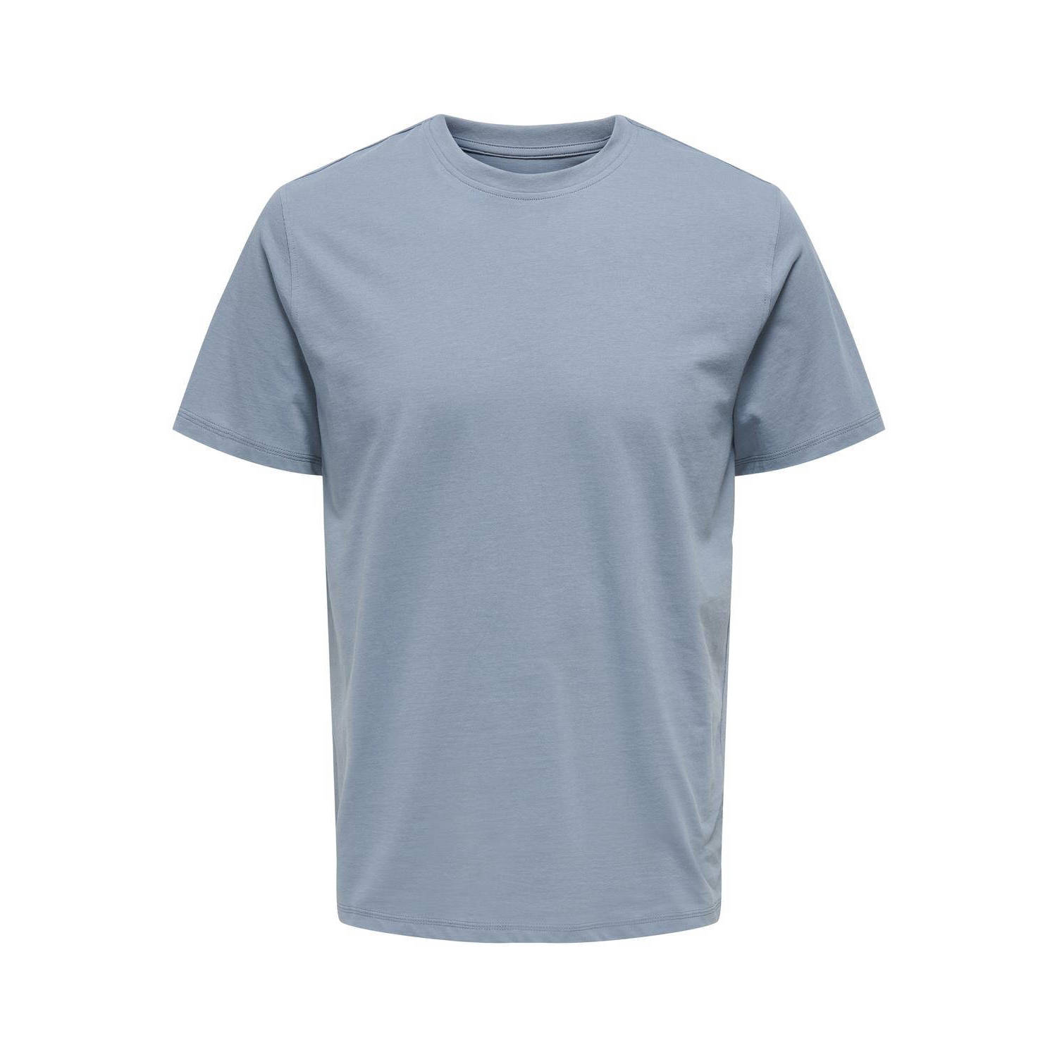 Only & Sons Klassiek Flint T-Shirt Moderne Stijl Blue Heren