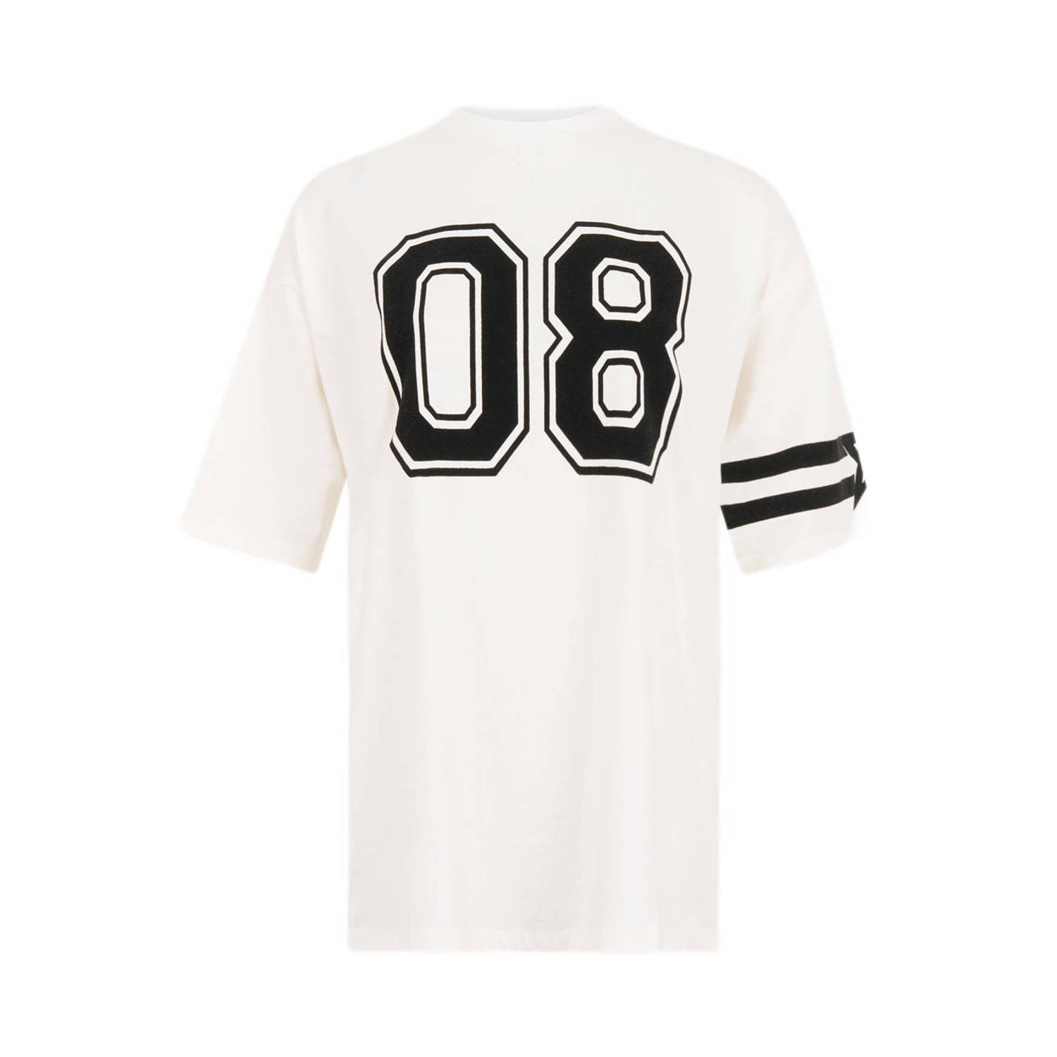 Shoeby T-shirt met printopdruk wit zwart