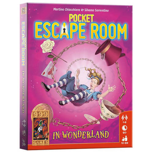 Wehkamp 999 Games Pocket Escape Room: in Wonderland aanbieding