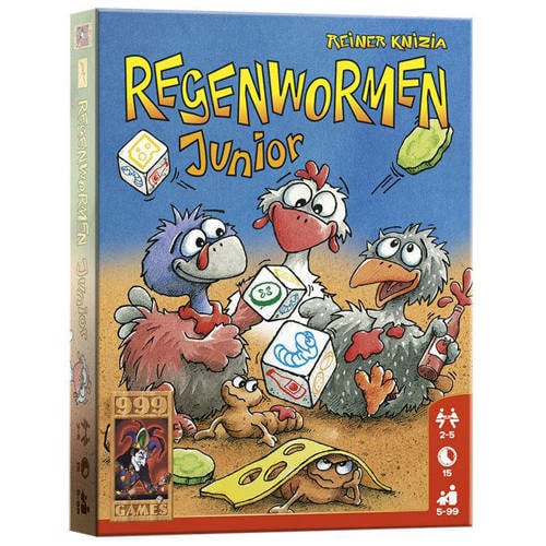 Wehkamp 999 Games Regenwormen Junior aanbieding