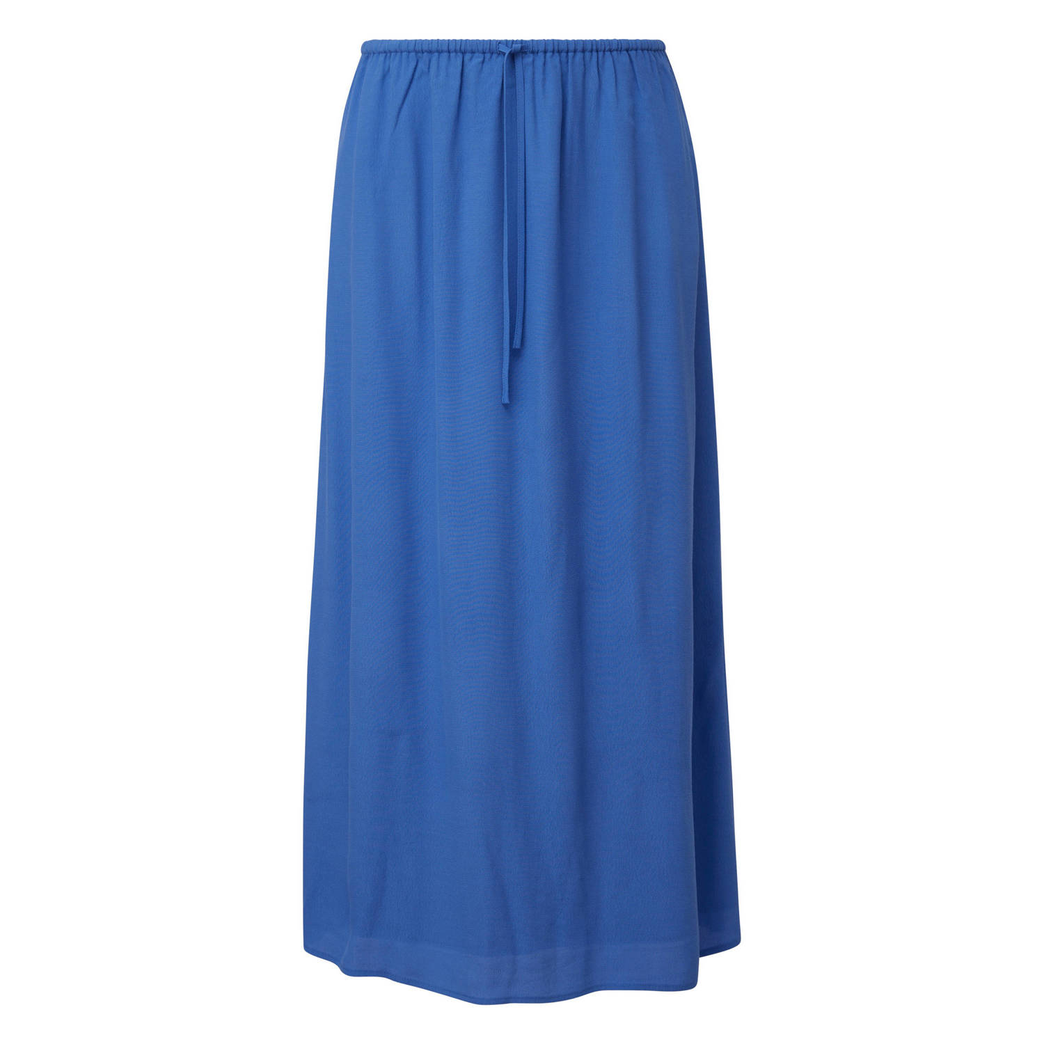 Comma casual identity midi rok blauw