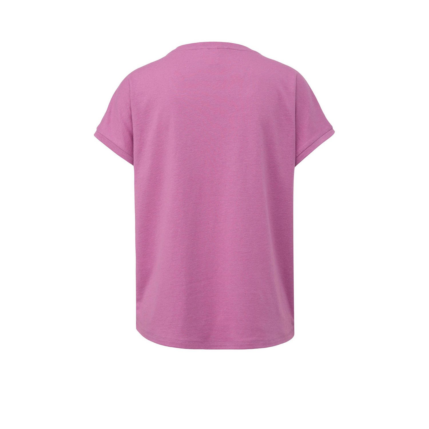 Q S by s.Oliver T-shirt paars