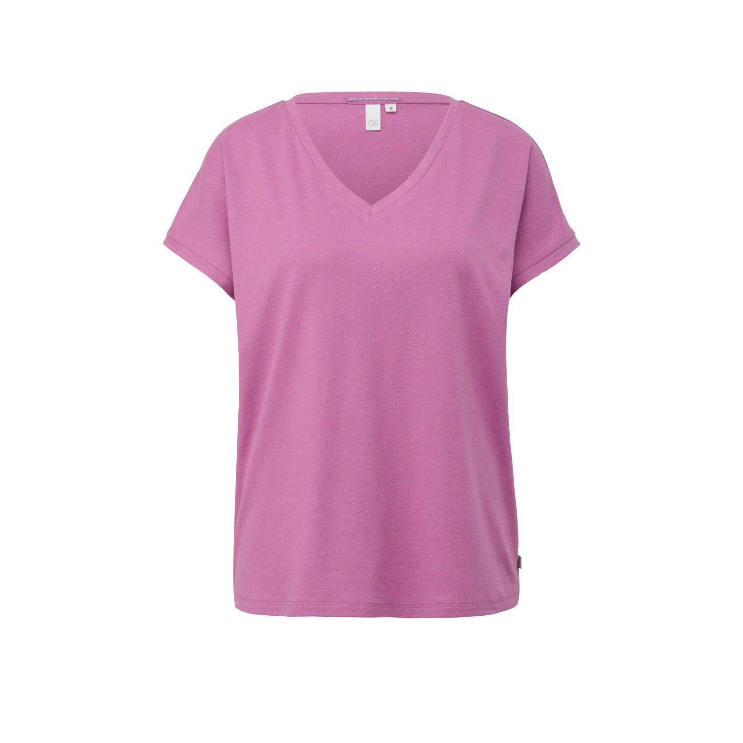 Q S by s.Oliver T-shirt paars